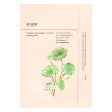 Carica l'immagine nel visualizzatore di Gallery, Ondo -Probiotics & Cica Water Soothing Mask To-dak