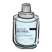 Carica l'immagine nel visualizzatore di Gallery, Sisters&me - Maschera tessuto Retinolo -Camomilla e Lampone 5pz