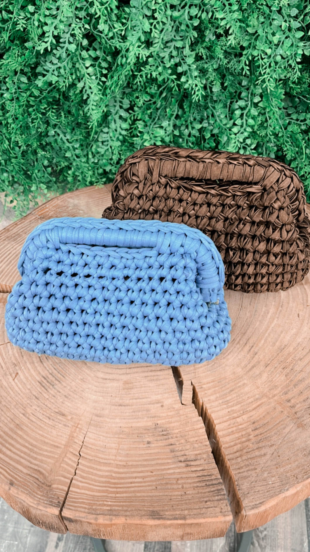 Mavi Clutch - Celeste Avion