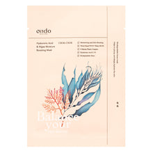 Carica l&#39;immagine nel visualizzatore di Gallery, Ondo -Hyaluronic Acid &amp; Algae Moisture Boosting Mask Chok-chok
