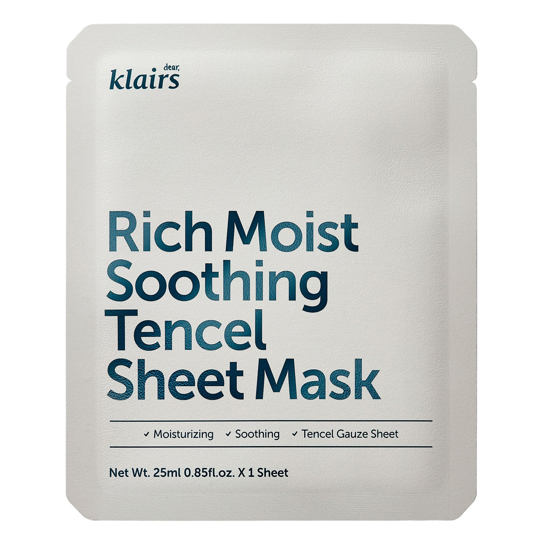 Klairs -Klairs Rich Moist Soothing Tencel Sheet Mask