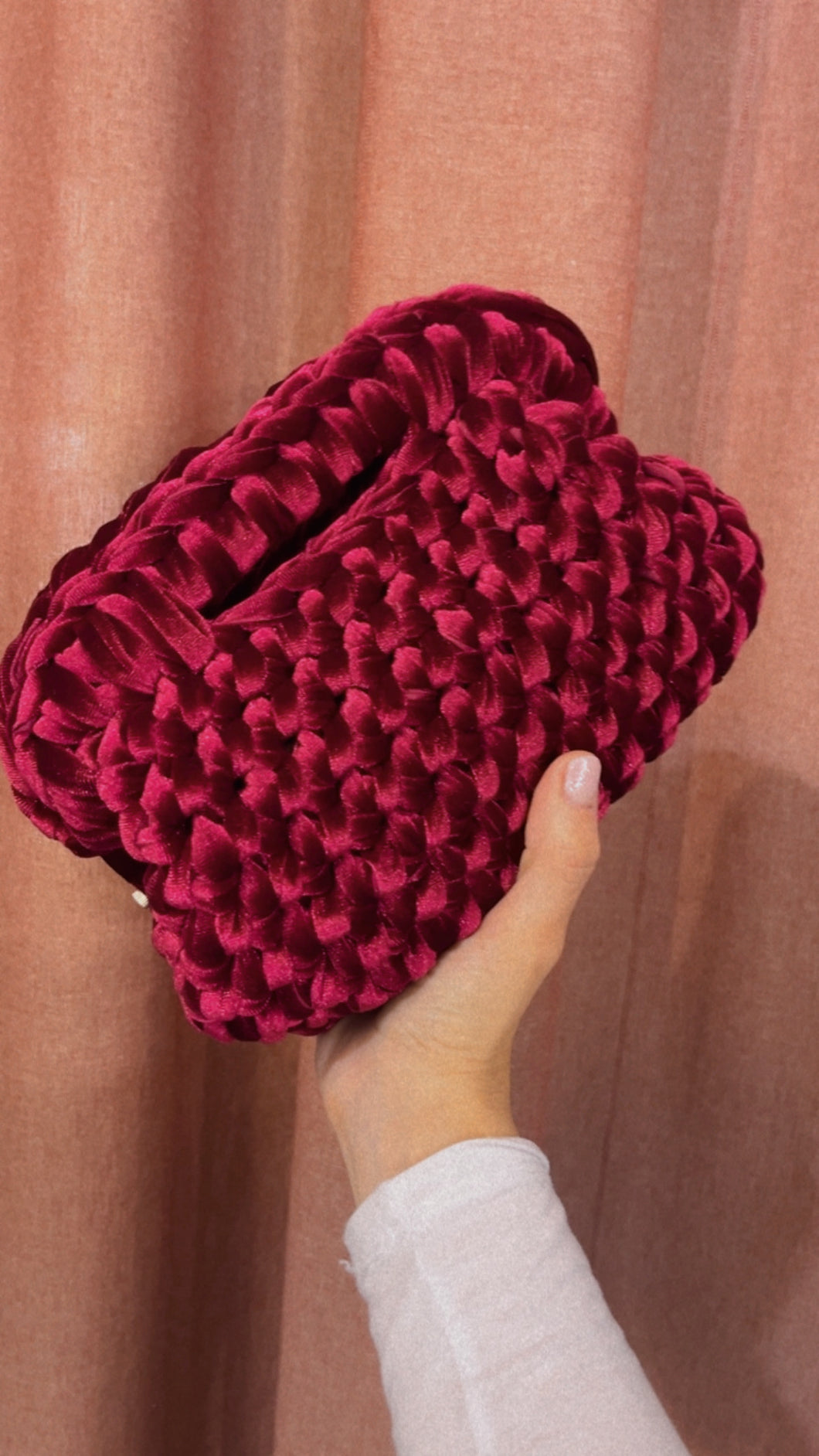 Mavi clutch bag Burgundy