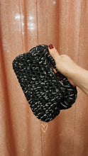 Carica l&#39;immagine nel visualizzatore di Gallery, Mavi - Clutch Nero/Argento
