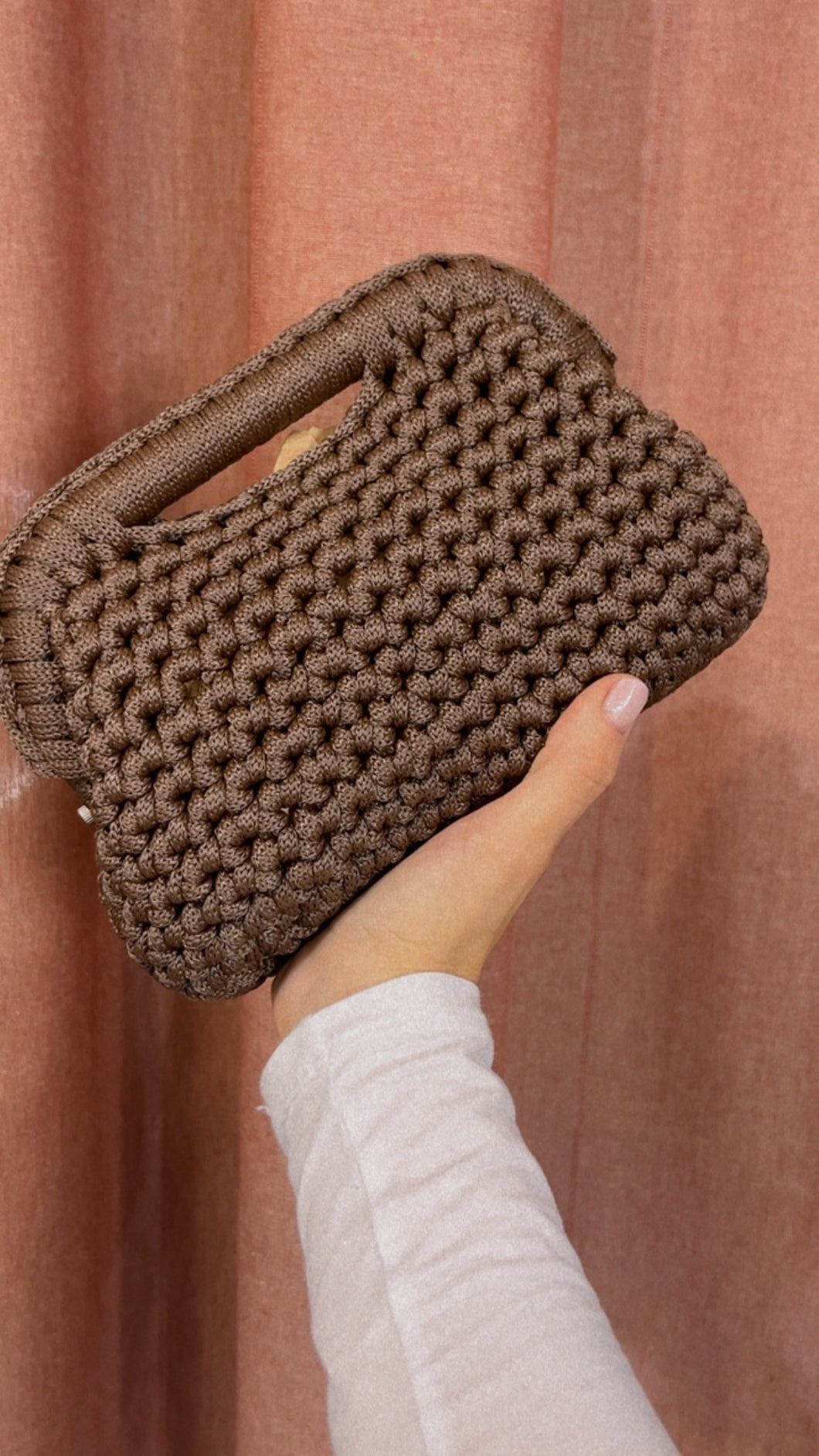 Clutch Cordino Marrone