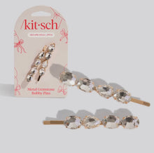 Carica l&#39;immagine nel visualizzatore di Gallery, Kitsch - Set 2 fermagli Strass
