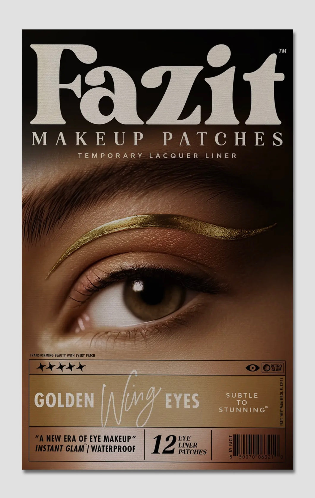 Fazit Beauty - Eyeliner Gold Patch