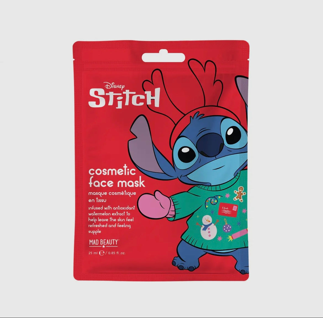 Disney - Maschera Tessuto Stitch Xmas