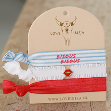 Carica l'immagine nel visualizzatore di Gallery, Love Ibiza - Elastici Polso - Bisou
